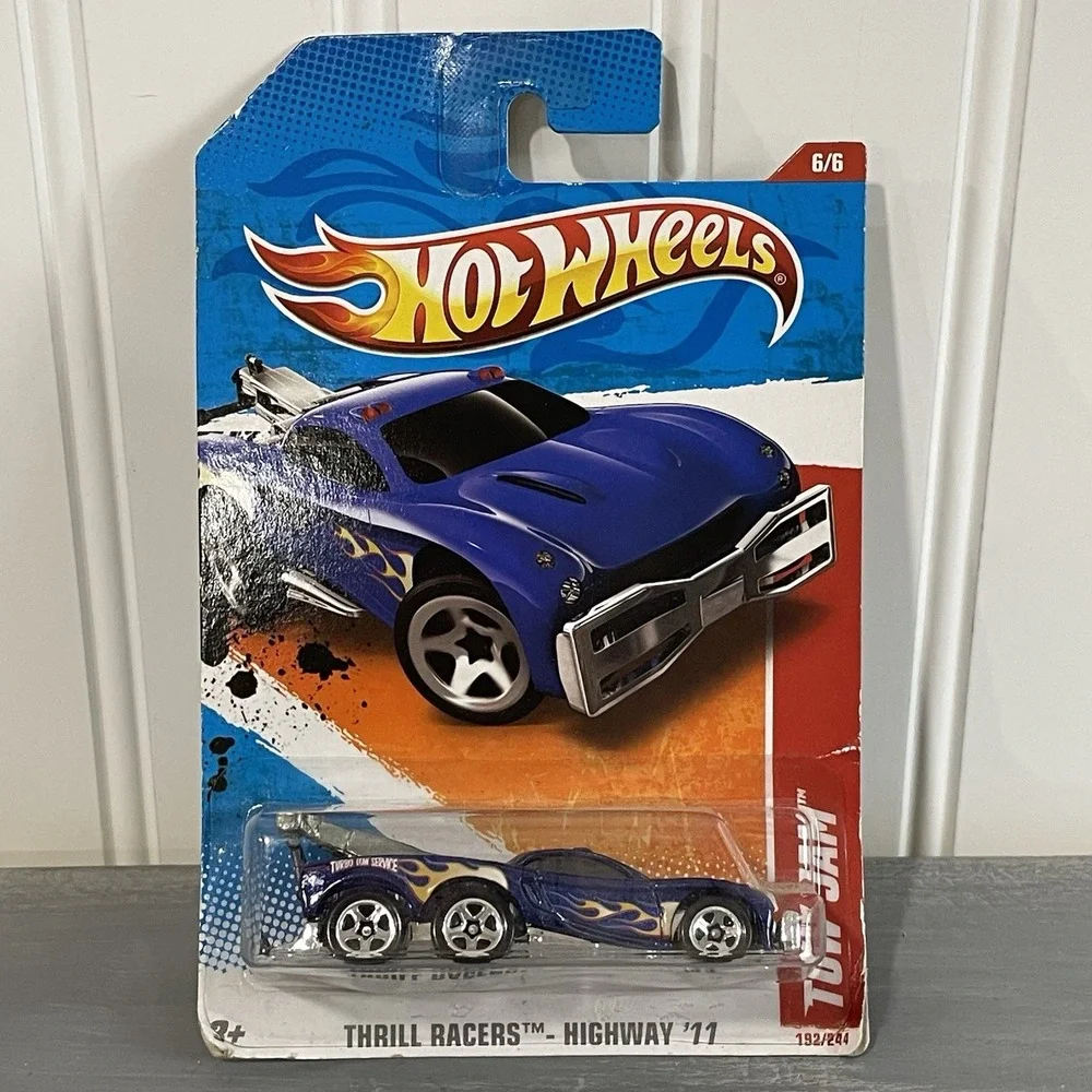 Hot Wheels Tow Jam 192/244 Thrill Racers Highway '11 New In‎ Package